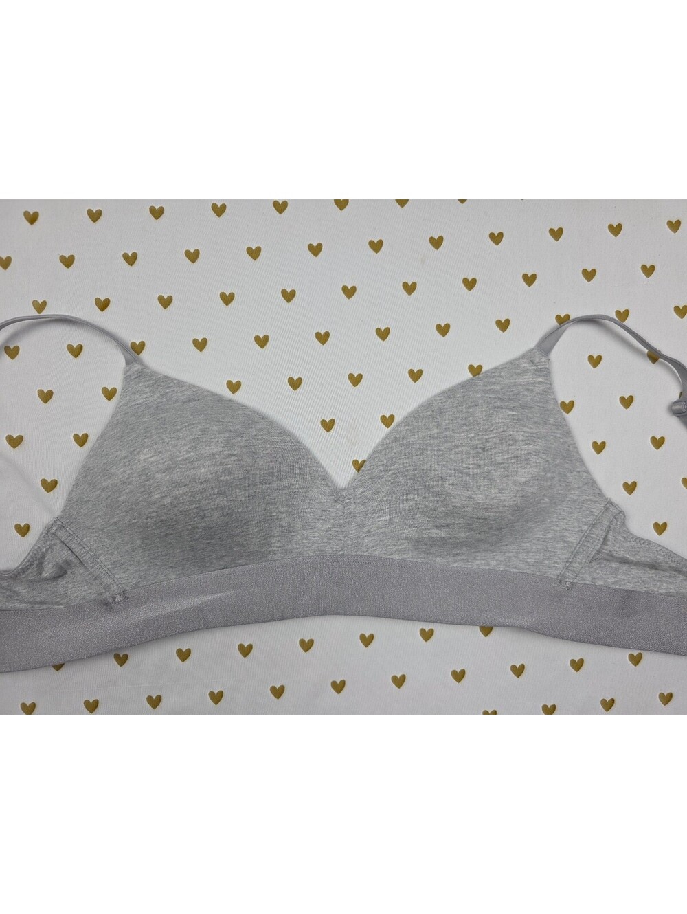 Victorias Secret PINK Wireless No Wire Grey 36B Wear Everywhere Bra